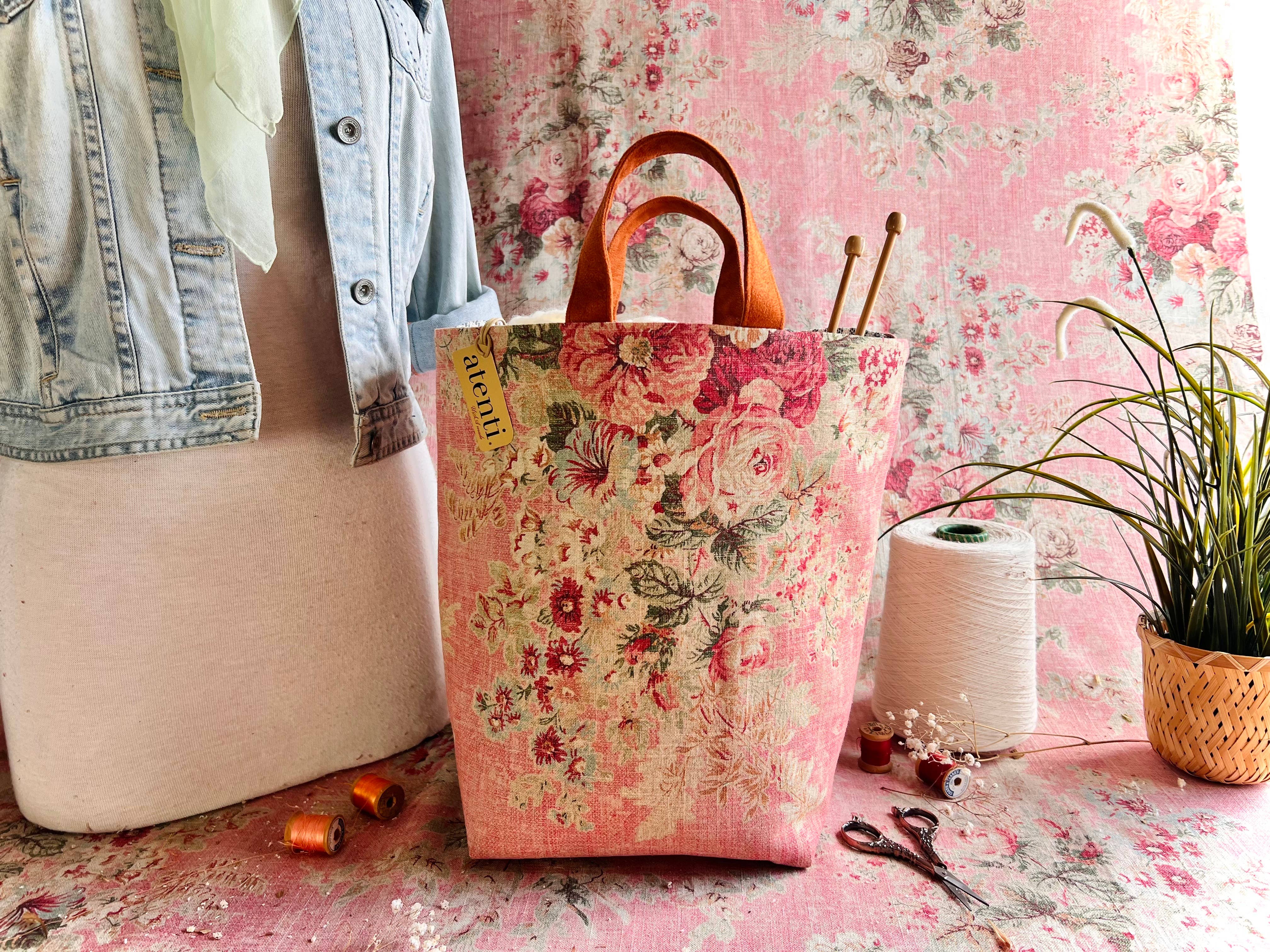 Atenti - Wholesale Tote Bag - Women's - Rosewood Hope Basket, Project Bag3