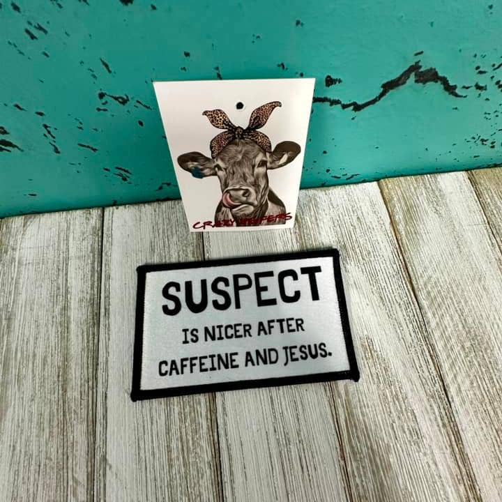 Crazy Heifers Wholesale - Wholesale Patch - DTF Patches Suspect-Iron on: Custom Option Available13