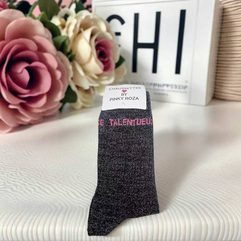 Anais - Wholesale Socks - Women's - high glitter sock47