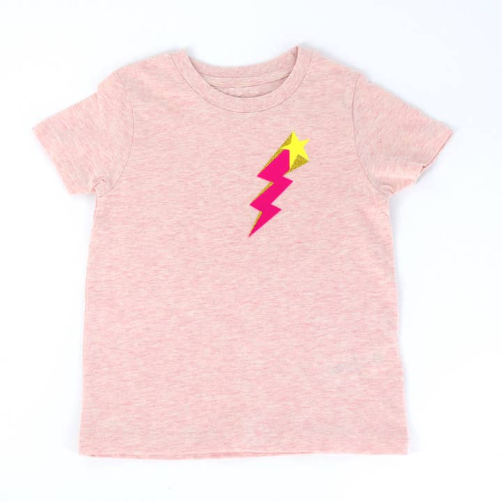 Cubs Organic Shooting Bolt Star T-shirt \u2014 Bluebell for wholesale by Bluebell + Bear