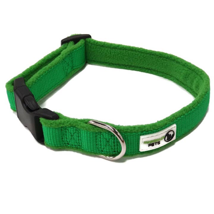 Moondidley Pets - Wholesale Pet Collar - Dog - 100% Pure Bamboo Fibre w/Fleece Lining Dog Collar