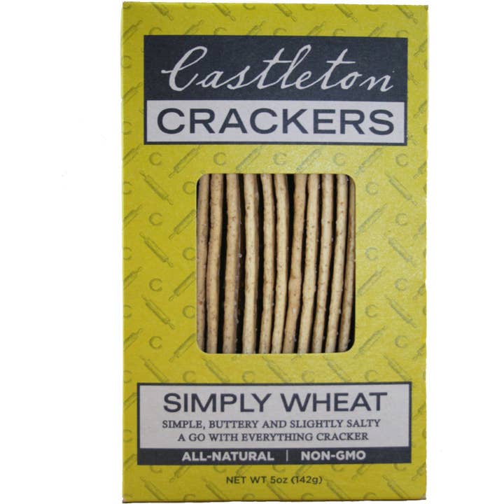 Vermont Farmstead Cheese Co. - Wholesale Crackers - Castleton Crackers - Simply Wheat