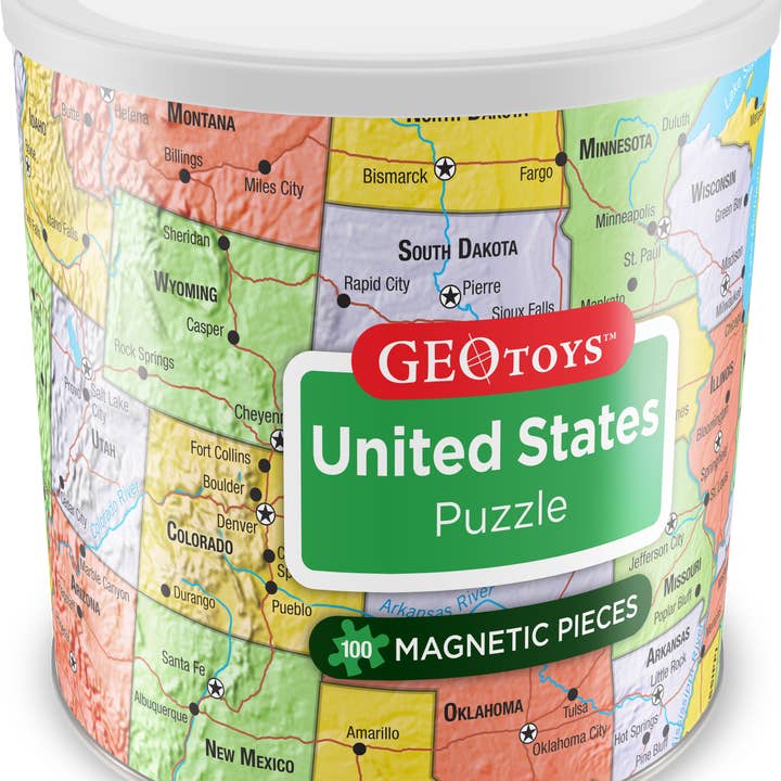 Geotoys - Wholesale Puzzle - Kids - Magnetic Puzzle United States