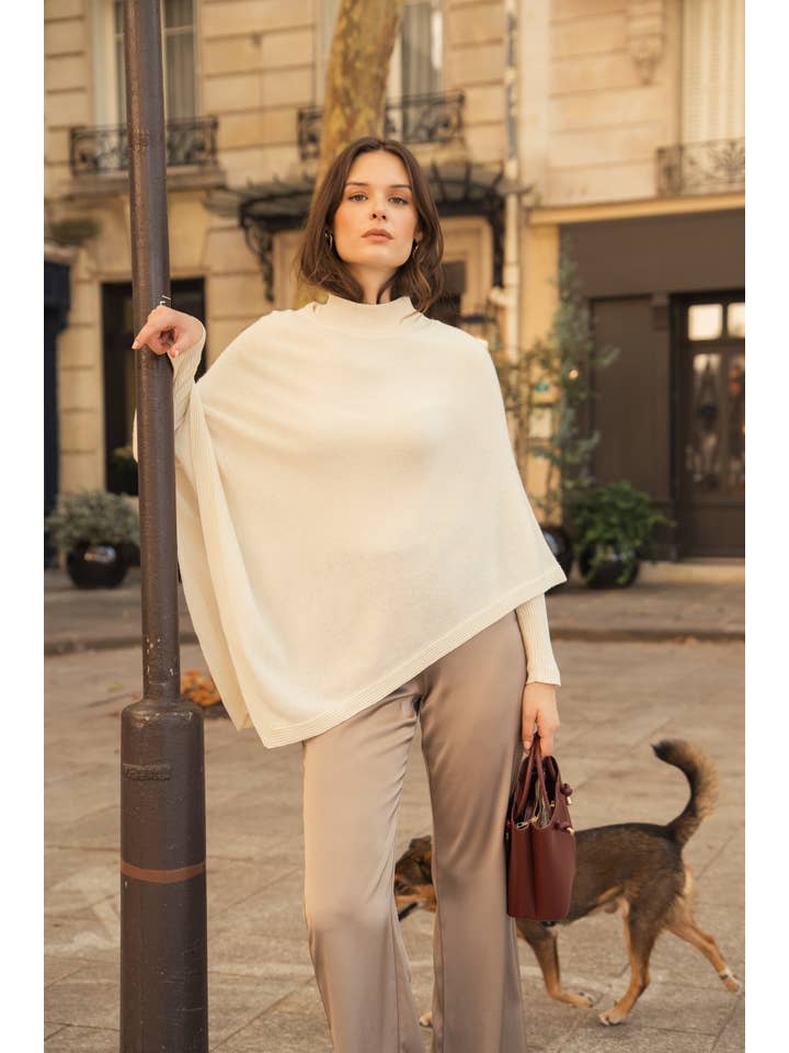 jw.atelier - Vendita all'ingrosso Poncho - Donna - Poncho 100% cashmere1