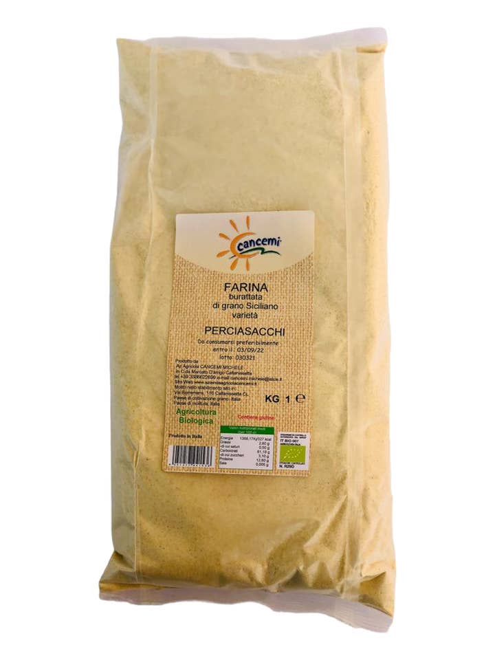 Bio-Perciasacchi Trommelmehl kg. 1 für den Großhandel von CANCEMI