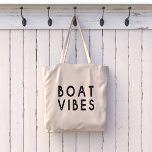 Large Boat Tote with Bitsy Floral Monogram – Courtland & Co