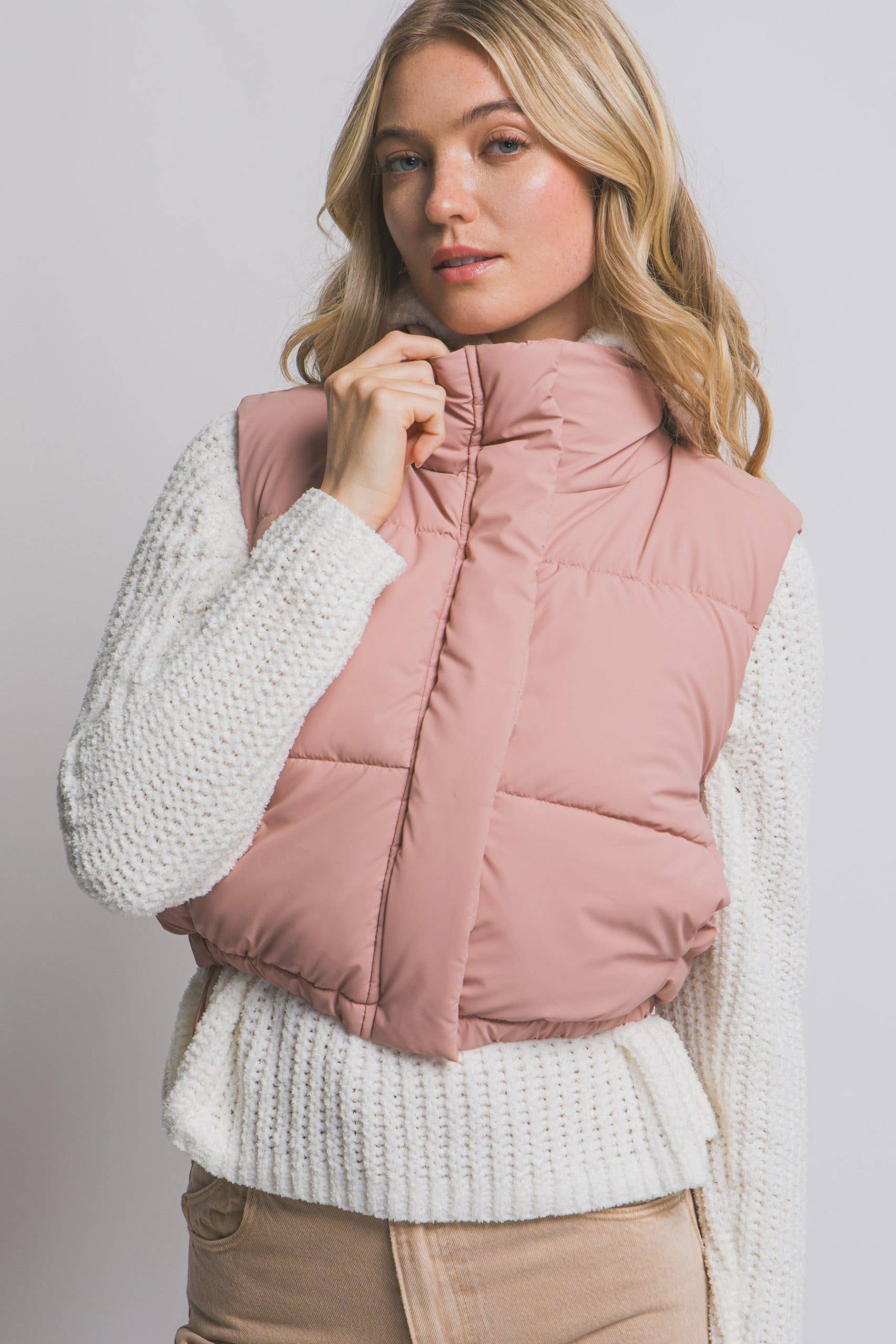 Vanilla Monkey - Wholesale Jacket - Women's - Cropped Puffer With Pockets9