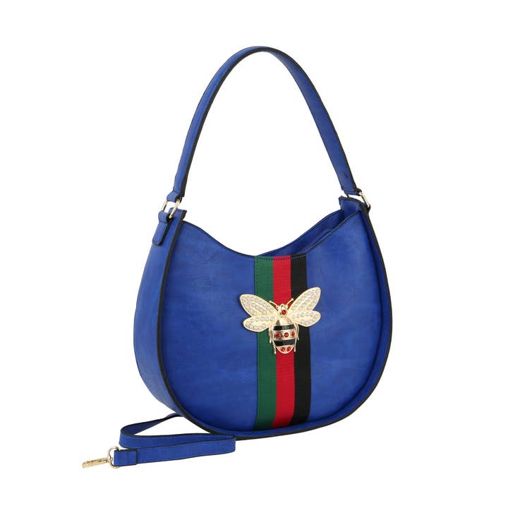 Handbag Factory Corp - Wholesale Satchel - Women's - Satchel Purse Bee Charm Pendant Handbag