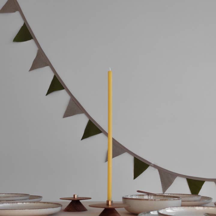 korys - Wholesale Candle Holder - Oiled oak candle holder / 2 pcs3