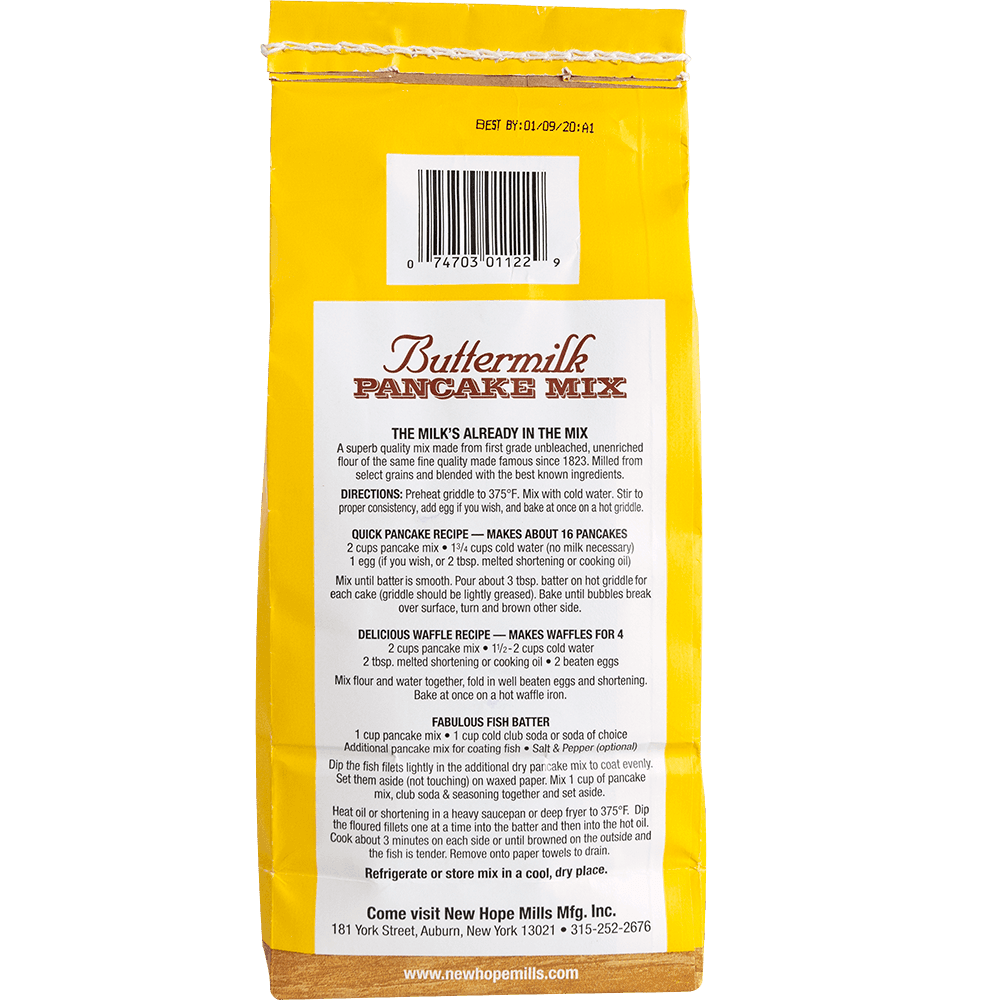 New Hope Mills - Wholesale Pancake Mix - Buttermilk Pancake Mix1