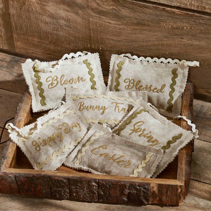 VHC Brands - Wholesale Ornament - Spring In Bloom Easter & Spring Bowl Fillers Set of 6 3x51