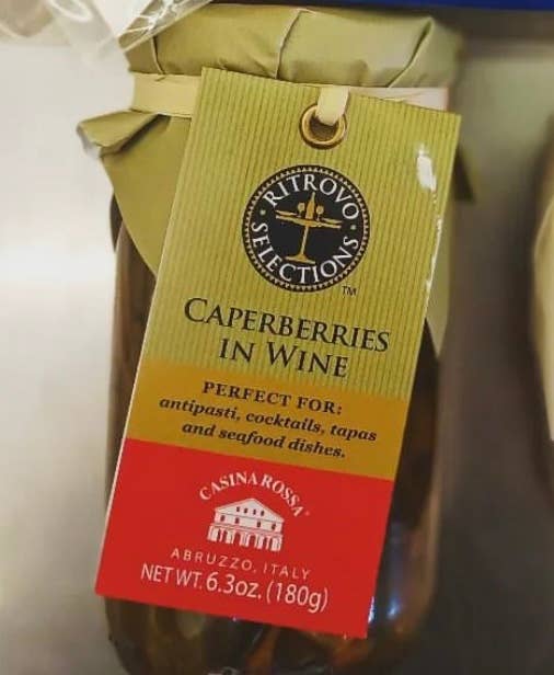 RITROVO - Wholesale Olives - Casina Rossa Caperberries in Wine1