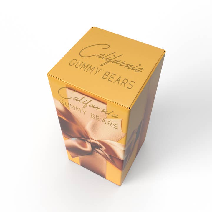 California Gummy Bears - Wholesale Gummy - FRUIT MIX GUMMY BEARS - Yellow & Bow - Limited Edition