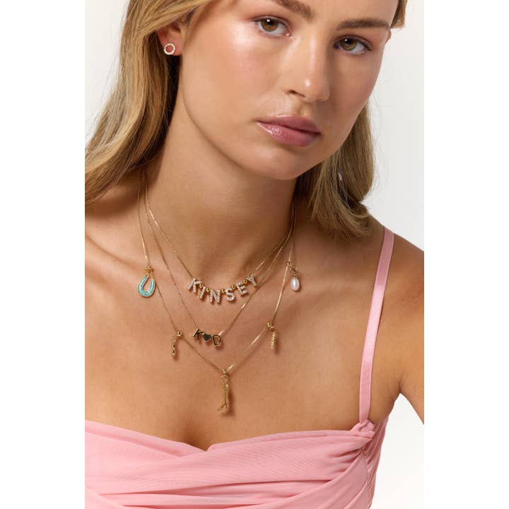 Kinsey Designs - Wholesale Individual Charm/Pendant - LUX Letter Slide