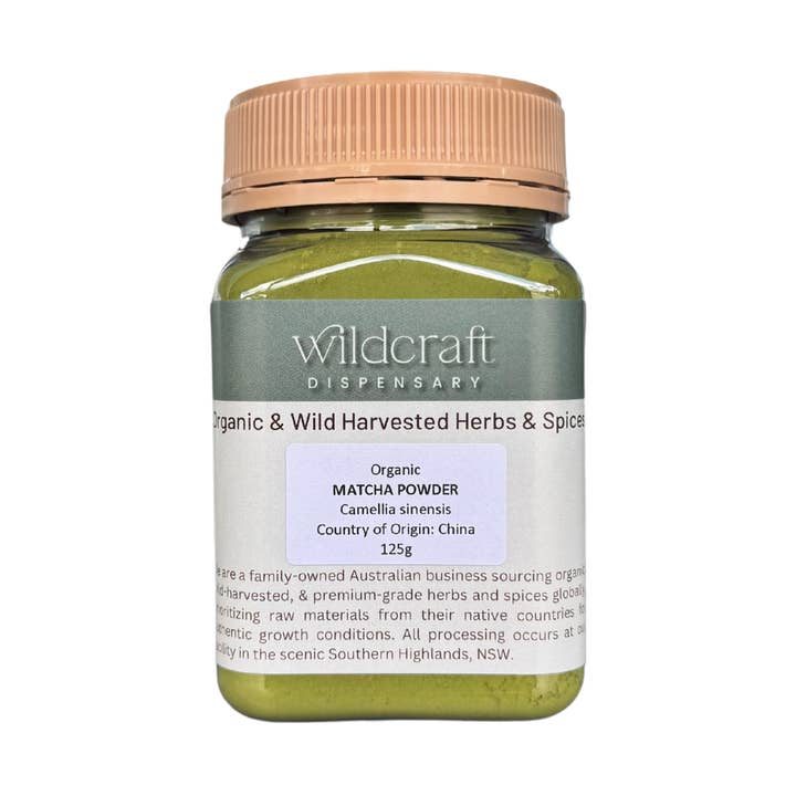 MATCHA GREEN TEA Premium Organic 125g for wholesale by Wildcraft Dispensary