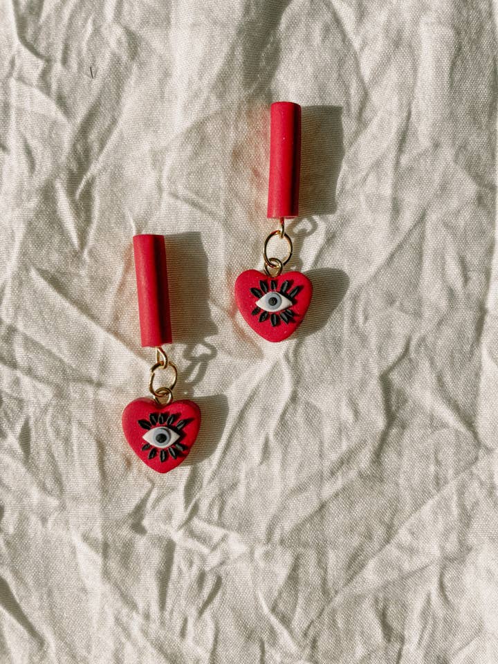 Peeper Dangles for wholesale by Kind Clay Collective