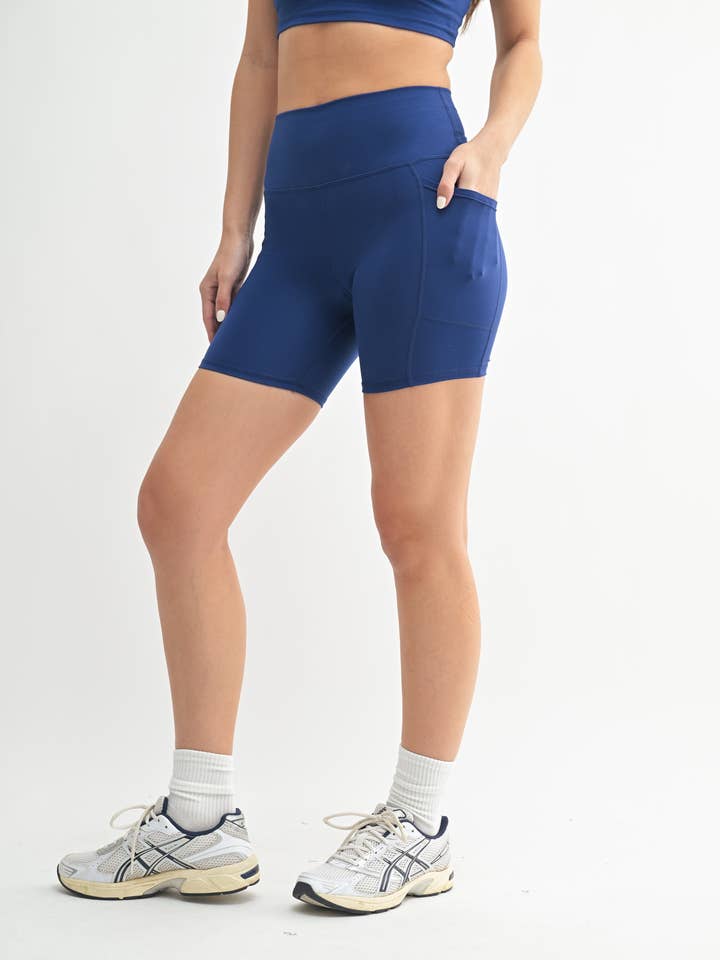 Mono B - Wholesale Athletic Shorts - Women's - Venice Cloud Light Sculpt Biker Shorts