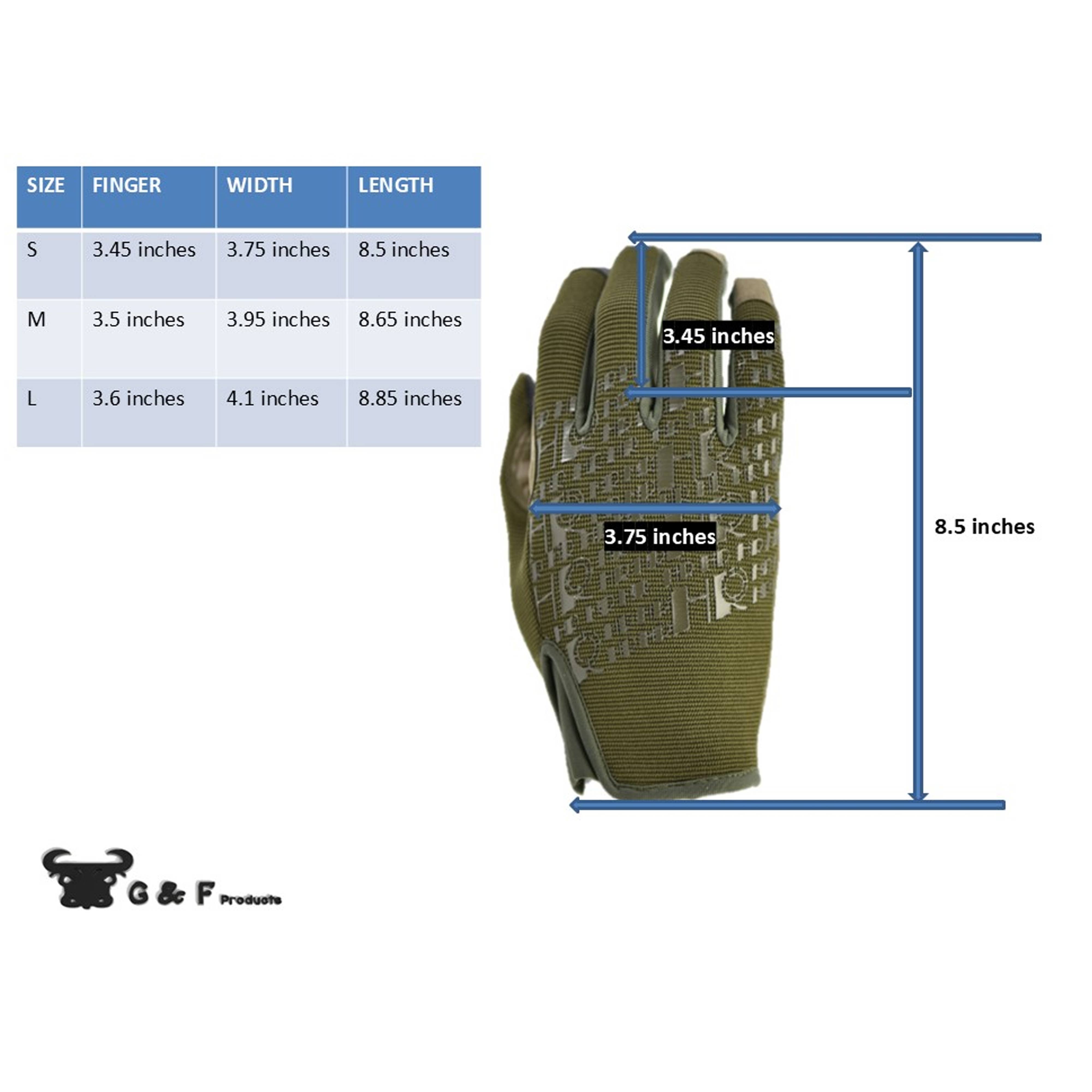 G & F Products - Vente Gants – unisexe - Gants de tir et de chasse, écran tactile, 1 paire1