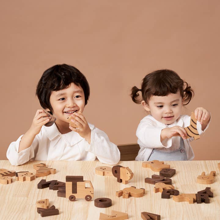 Living Refinery – Großhandel Bauklötze – Kind & Baby – Oioiooi - Alphabet Spielblöcke