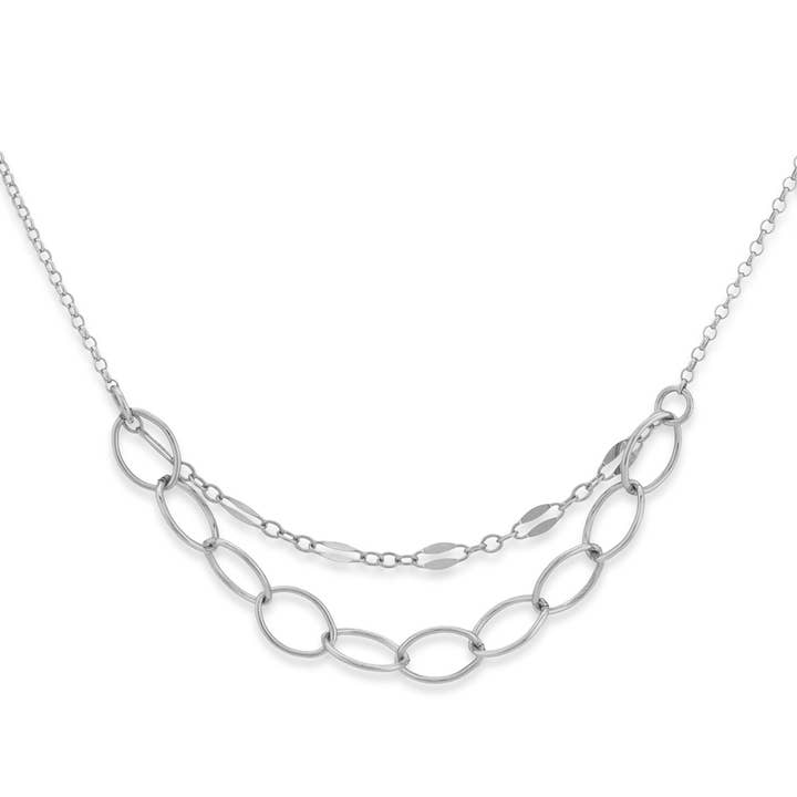 Freshie & Zero - Wholesale Link & Chain Necklace - Jovie Dainty Chain Necklace Silver or Gold Filled COMETS