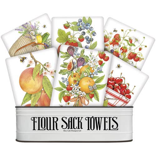 Farmers Market Towel Unit -12- Oval for wholesale by Mary Lake-Thompson Ltd.