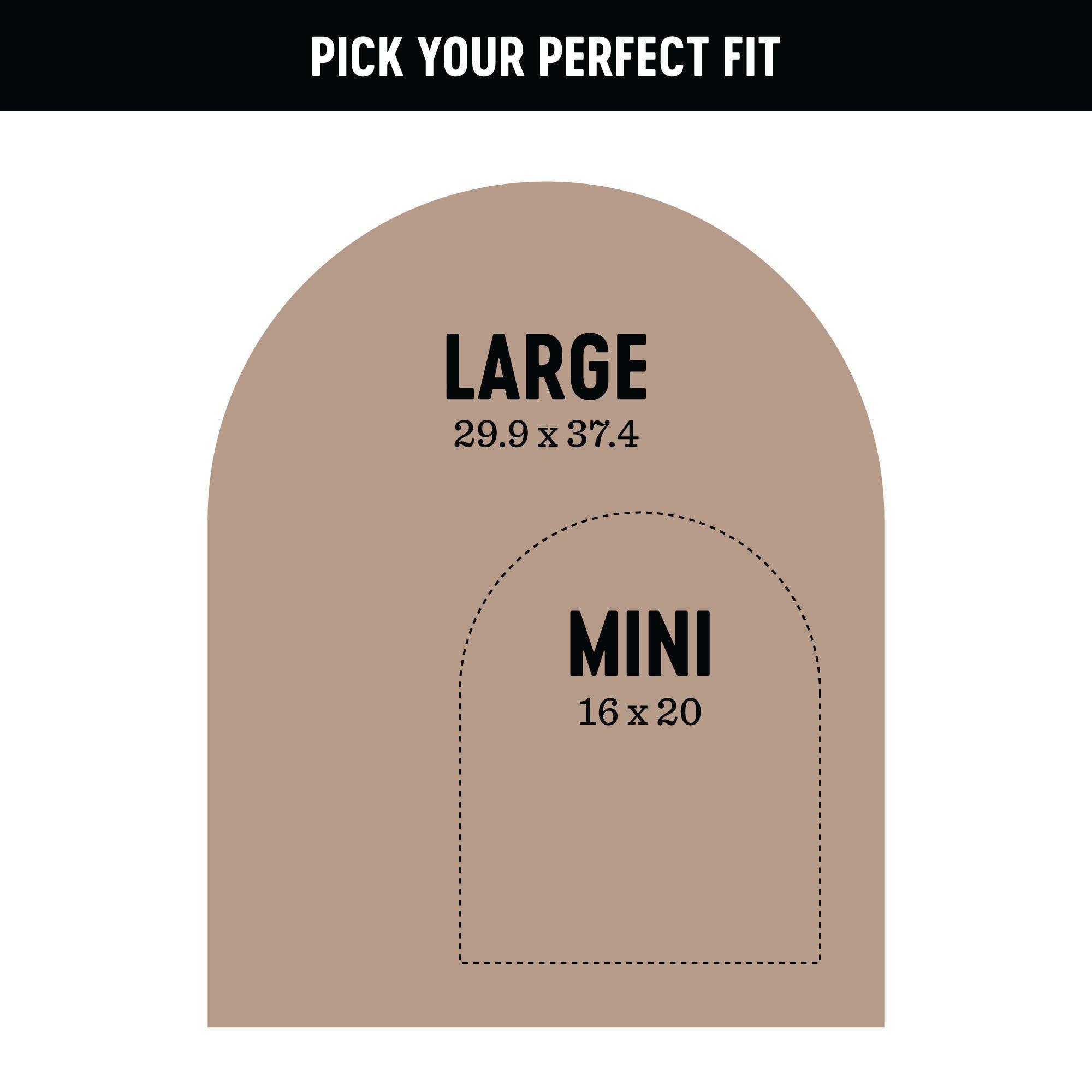 The Type Set Co. - Wholesale Wall Decal/Stickers - Maple Mini Arch Magnetic Wall Decal1