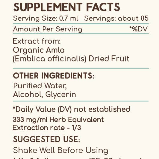 HerbEra - Wholesale Tincture - Amla Tincture5