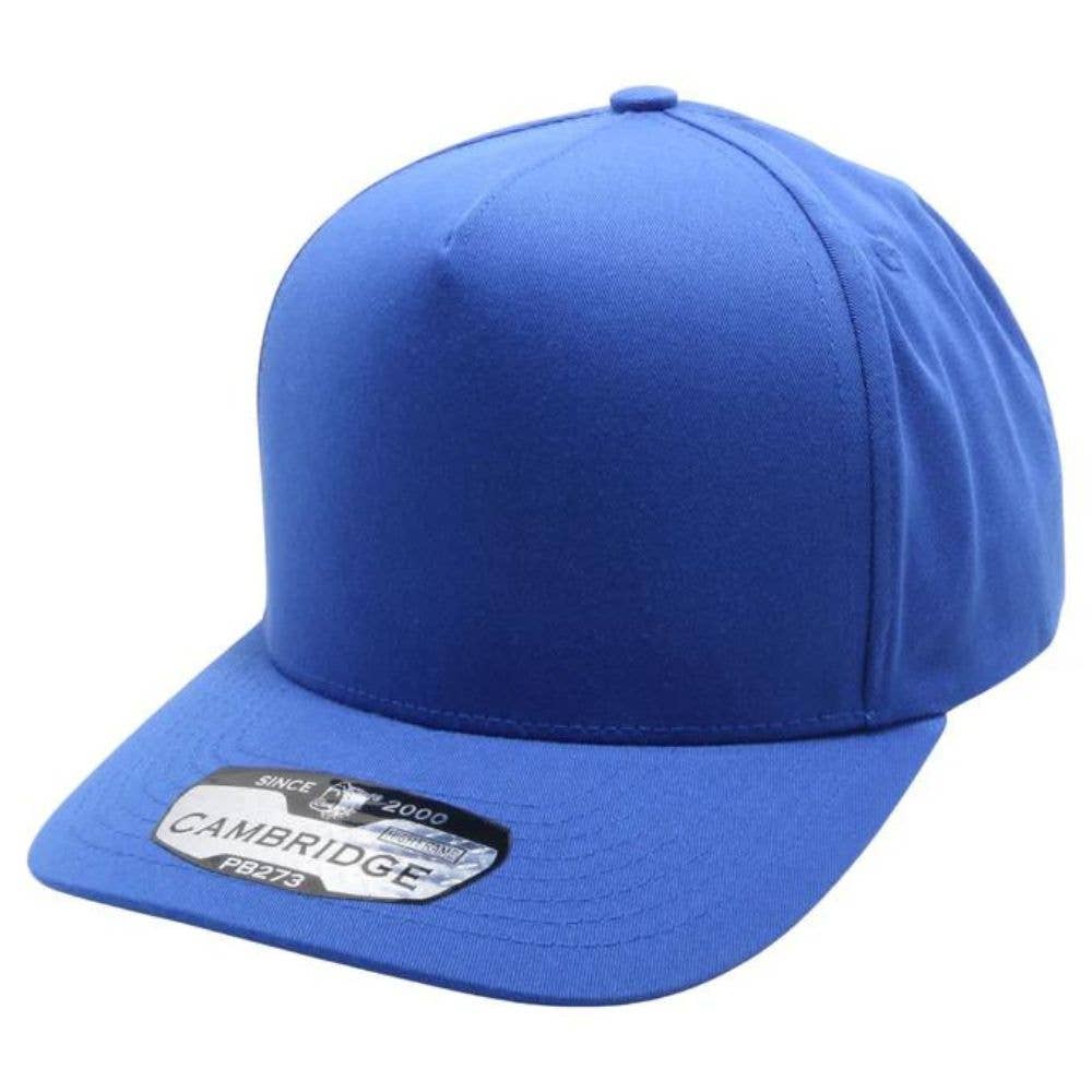 DOBBI - Wholesale Flat Brim Cap - Unisex - CAMBRIDGE 5 PANEL HIGH FRAME1