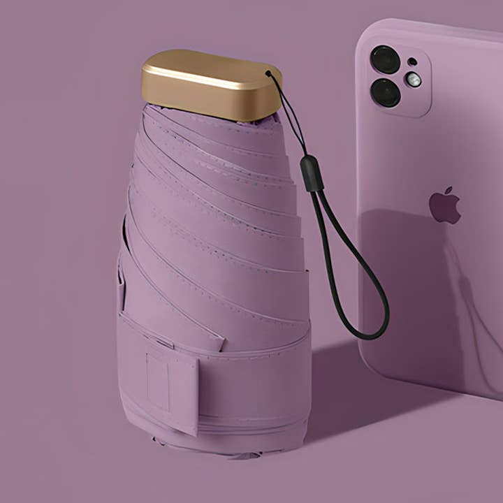 TUTU Home - Tableware & Decor - Wholesale Umbrella - Women's - "Carte" Pocket Mini Umbrella - Purple0