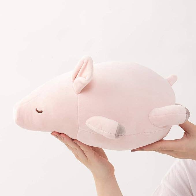 Greeting Life America - Wholesale Stuffed/Plush Toy - Kids & Baby - LIV HEART Premium Nemu Nemu Bolster 38983-21 Pig