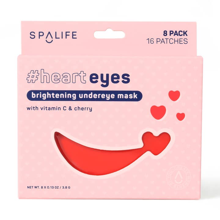 My Spa Life - Vendita all'ingrosso Maschere trattamento occhi - Maschere Illuminanti per Contorno Occhi #hearteyes di San Valentino - Confezione da 80