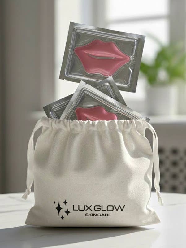 Lux Glow Lip Mask Gift Bag (10 per bag) for wholesale by Lux Glow Skin Care
