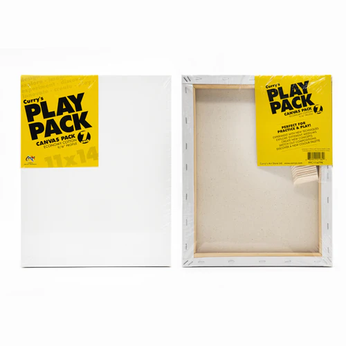 edge - Wholesale Painting paper - PLAY PACK 11X14" STRETCH CANVAS 7PK0