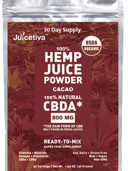 Hamp Juice 30 dages kakao for engroshandel hos Juicetiva Hemp Juice