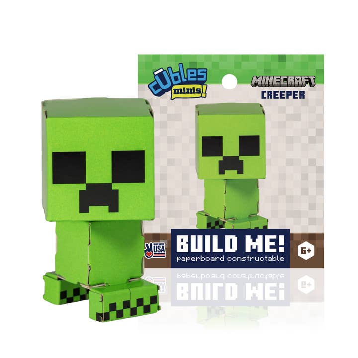 Minecraft | Creeper Cuble Mini for wholesale by Cubles | Paperboard Character Kits