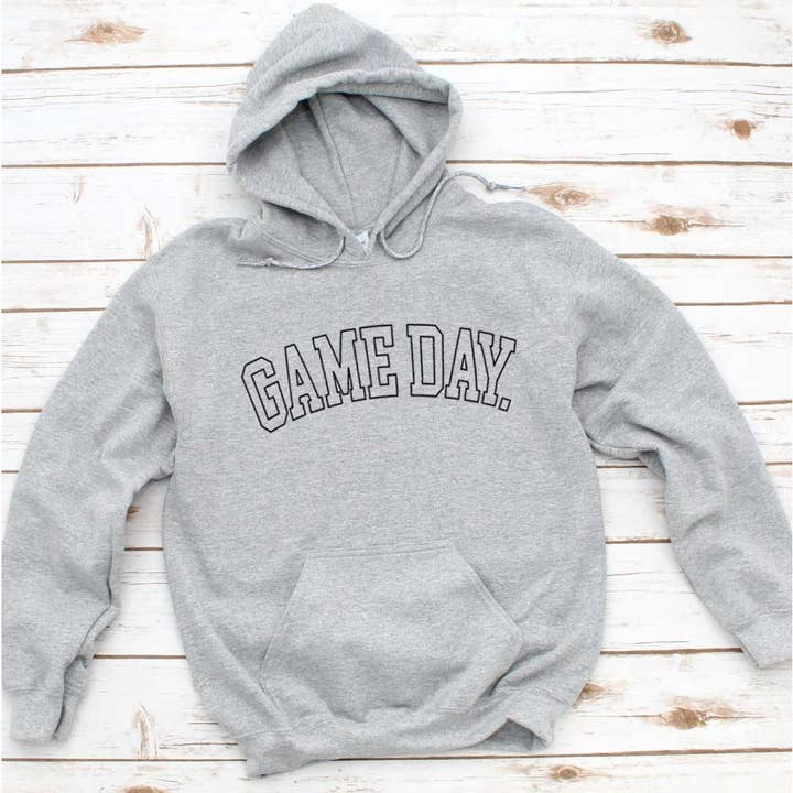 GAME DAY Graphic uniseks spons fleece hoodie voor wholesale door Shamaim