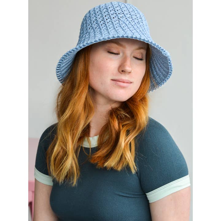 Mark Ashton Wholesale - Wholesale Bucket Hat - Women's - 90s Crocheted Bucket Hat1