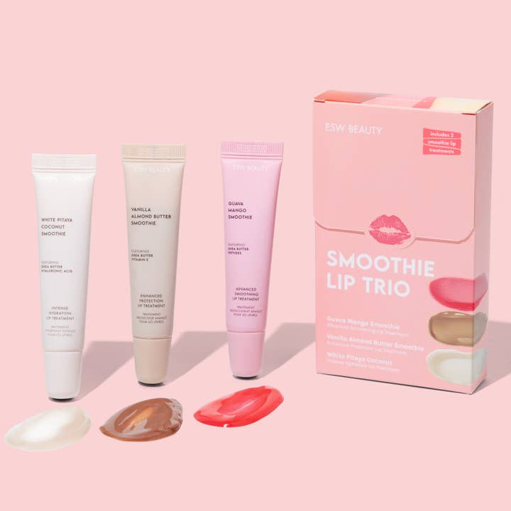 ESW Beauty - Wholesale Lip Balm Set - Smoothie Lip Treatment Trio Kit