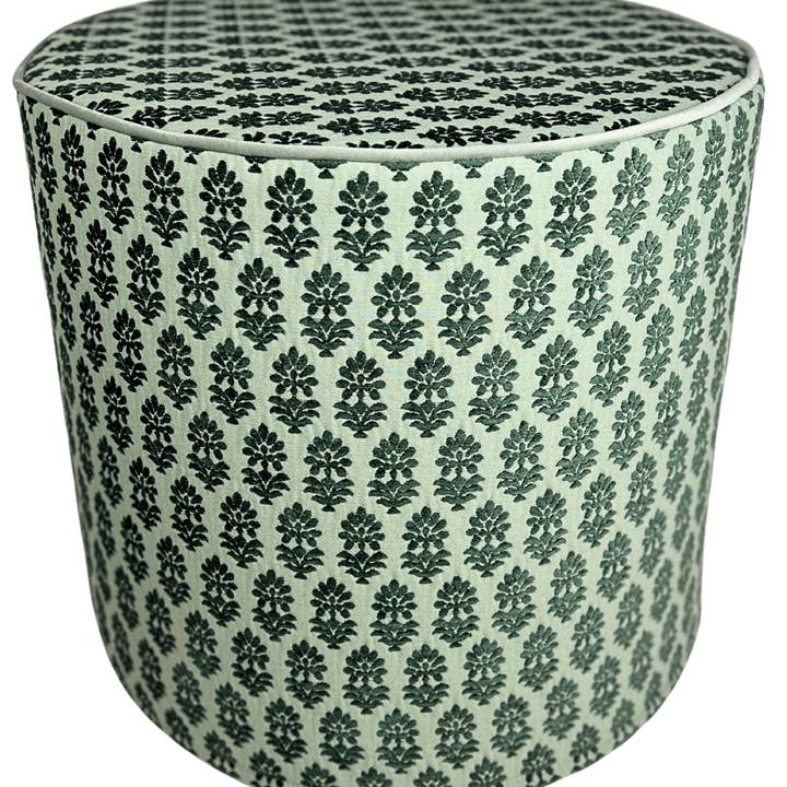 The Perch - Francie - Green stool w/ cord (MADE TO ORDER) for wholesale by Piper-Collection