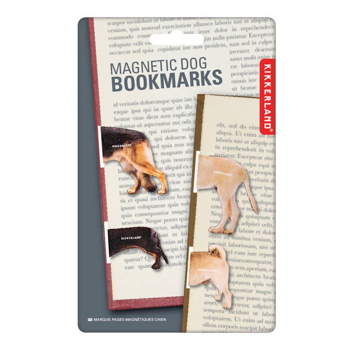 Magnetic Dog Bookmarks for wholesale by Kikkerland Design Inc