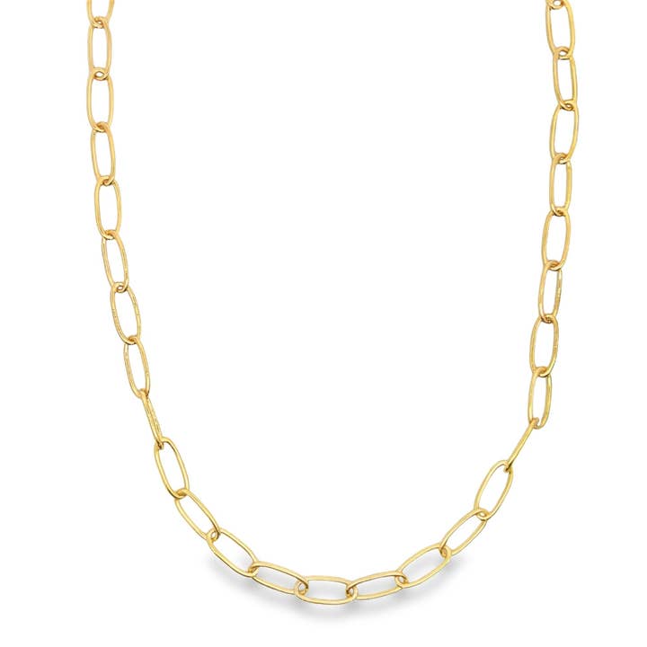 Chaîne à maillons fins et délicats de 6 mm de large (F151/I388) pour la vente par MIA Jewelry