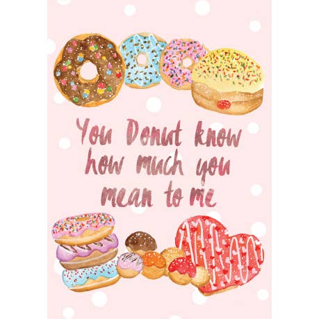 Du weißt Donut für den Großhandel von Retrospect Greeting Cards