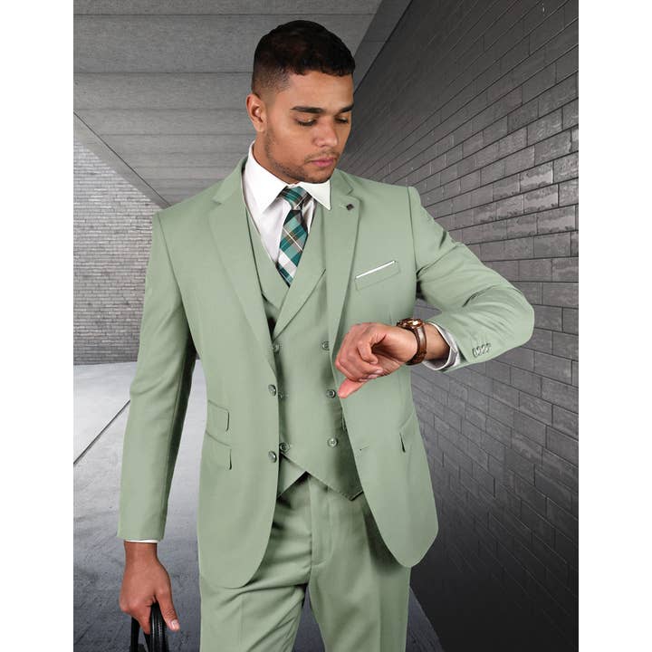 Zargala 3pc Modern Fit Men's Suit Set and other Purchase Wholesale super wool. Free Returns & Net 60 Terms on Faire trending on Faire.