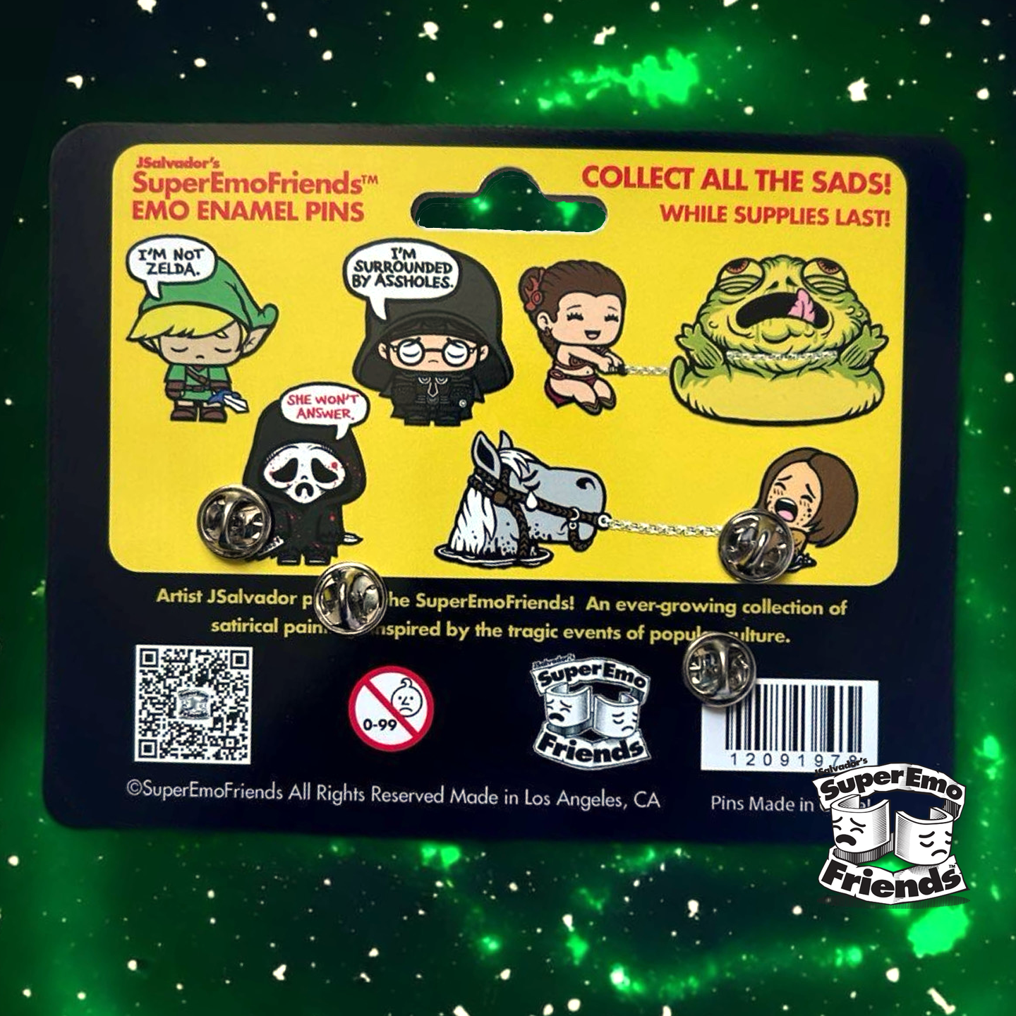 SuperEmoFriends - Wholesale Lapel Pin/Button - Aweein Enamel Pin Set2