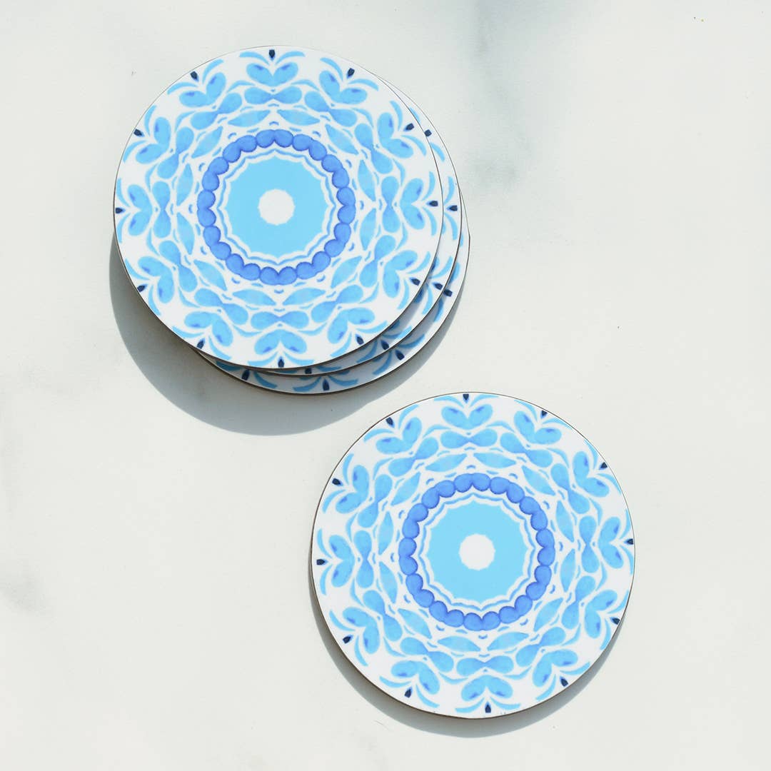 Blue & White Company – wholesale Coasters – Apple Blossom Coaster 1