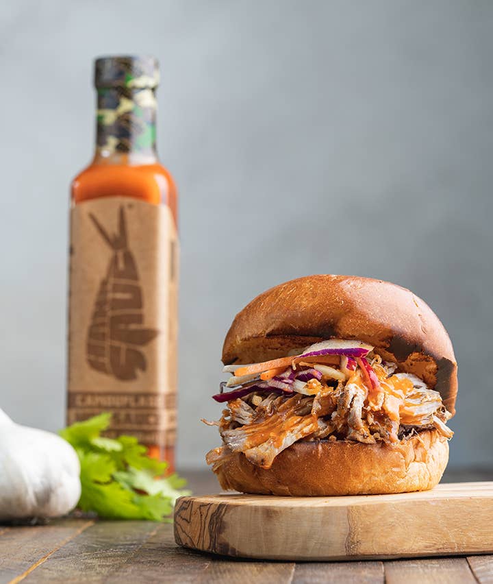 Hank Sauce - Wholesale Hot Sauce - Camouflage - 12 Pack Case3