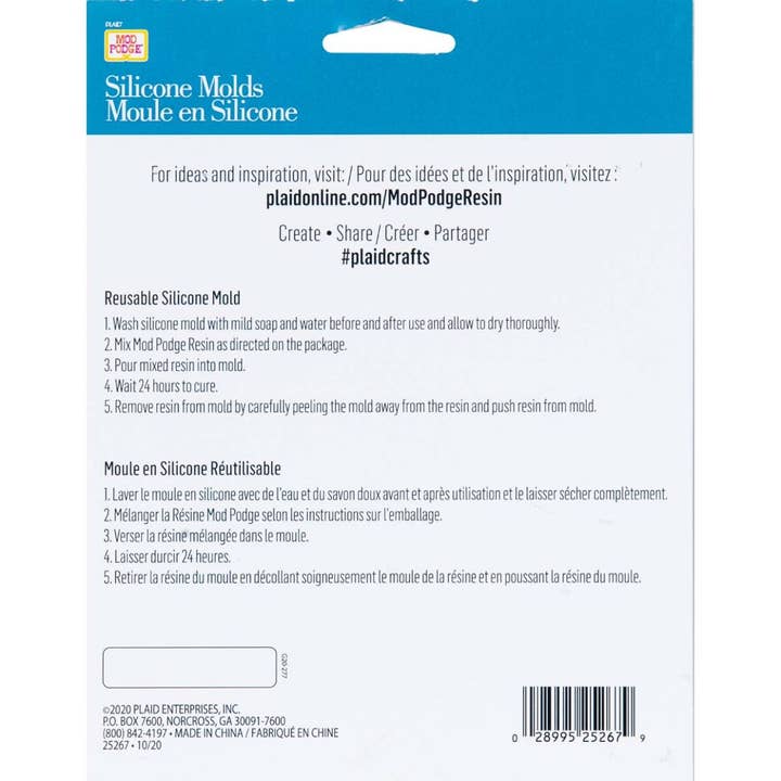 Plaid Crafts - Wholesale Craft Supplies - Mod Podge ® Silicone Molds - Coasters, 3-Piece6