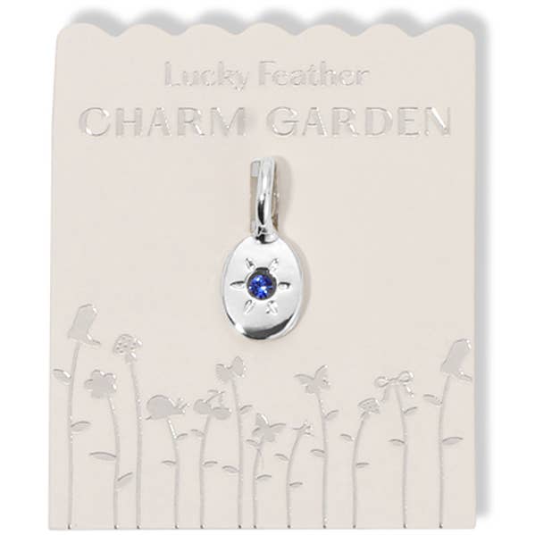 Charm Garden - Silver - Birthstone - SEPTEMBER for wholesale by Lucky Feather