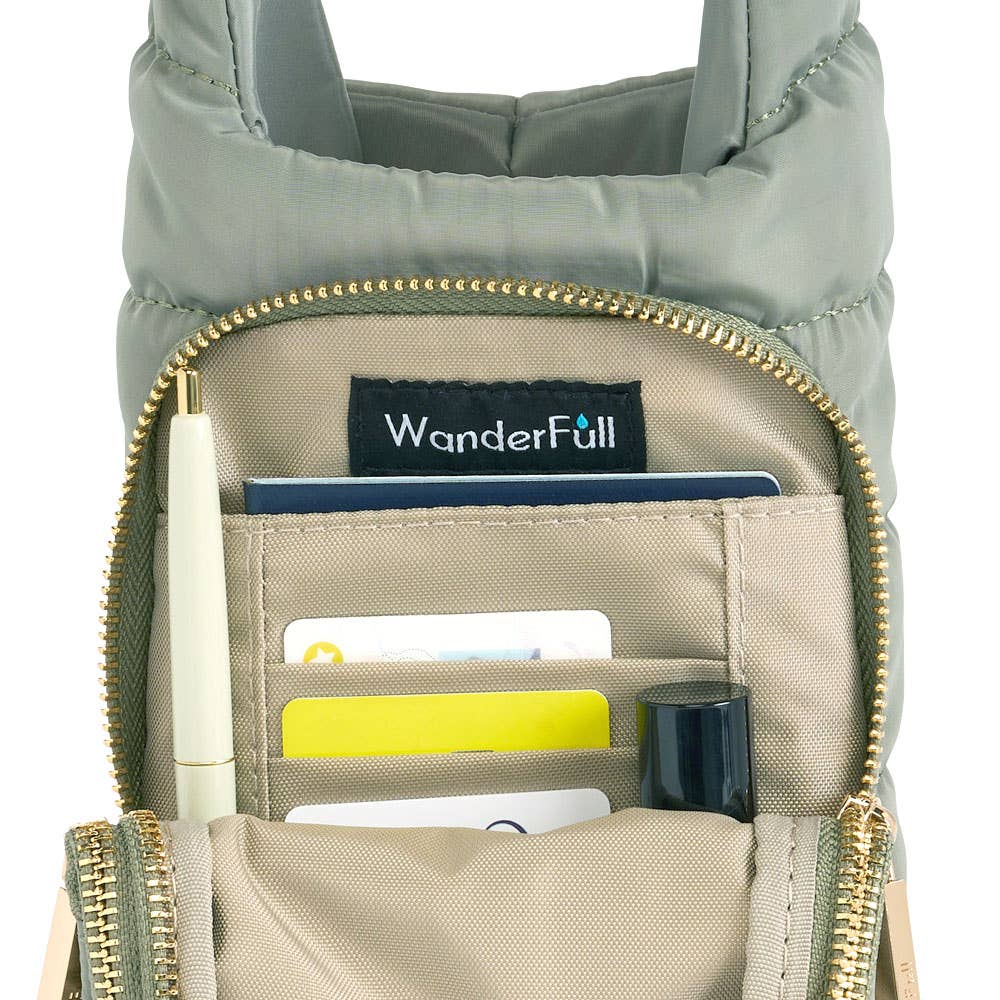WanderFull - Wholesale Crossbody Bag - Women's - Sage Green HydroBag®3