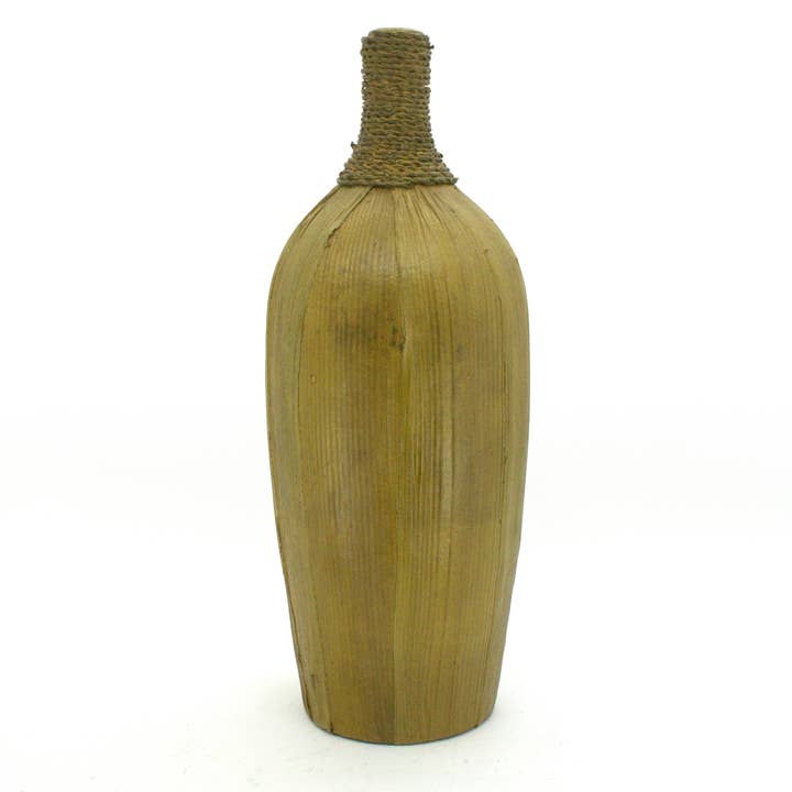 Modern World by Contrast Inc. - Wholesale Vase - Ceramic Large Green Banana Leaf Vase